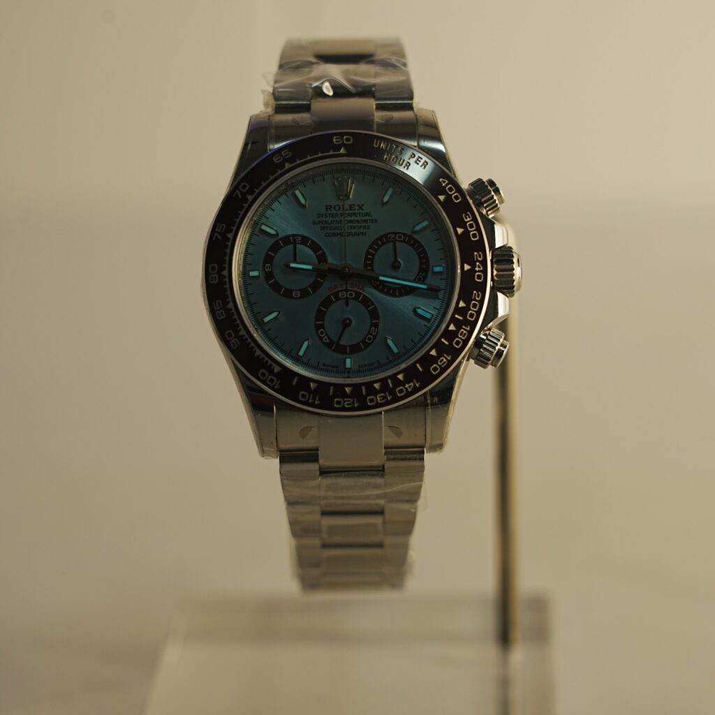 Super Clone Rolex Daytona 126506 “Platona” Open Caseback — bracelet detail