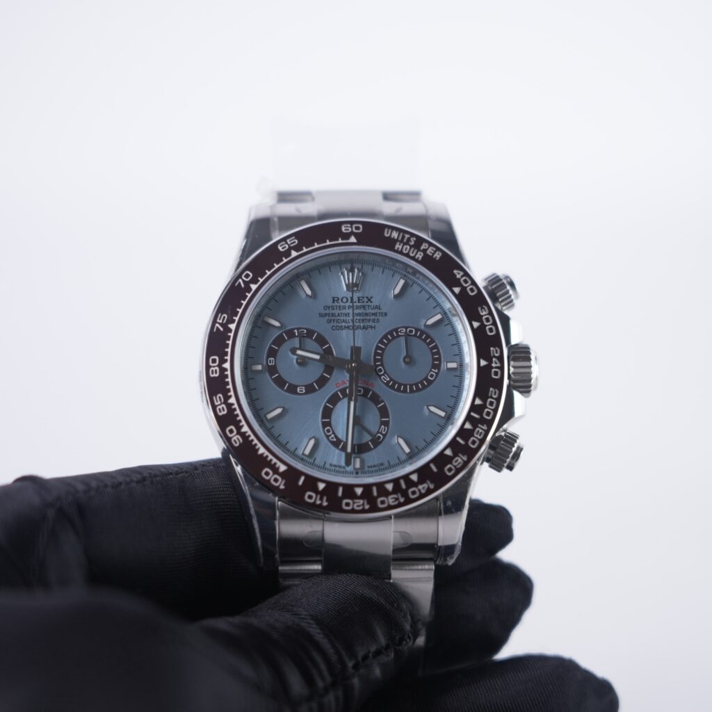 Super Clone Rolex Daytona 126506 “Platona” Open Caseback — movement / caseback view