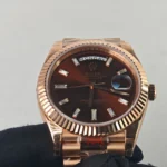 Super Clone Rolex Day-Date Chocolate Diamond Dial 228235-0003 40 mm – Swiss SuperClone