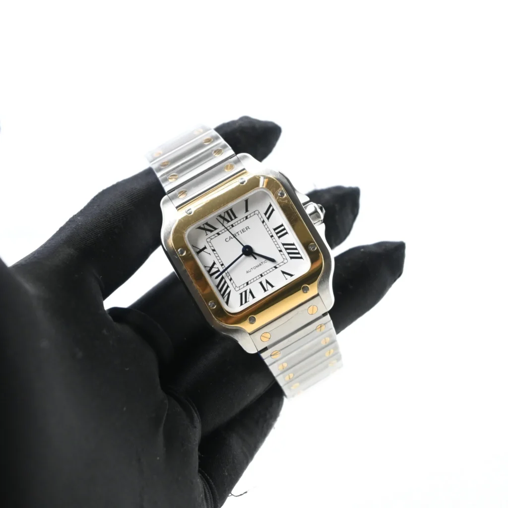 Super Clone Cartier Santos De Cartier Two Tone W2SA0006 35.5mm – Swiss SuperClone