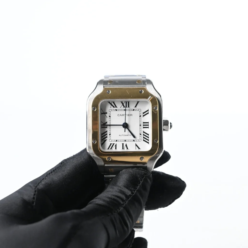 Super Clone Cartier Santos De Cartier Two Tone W2SA0006 35.5mm – Swiss SuperClone