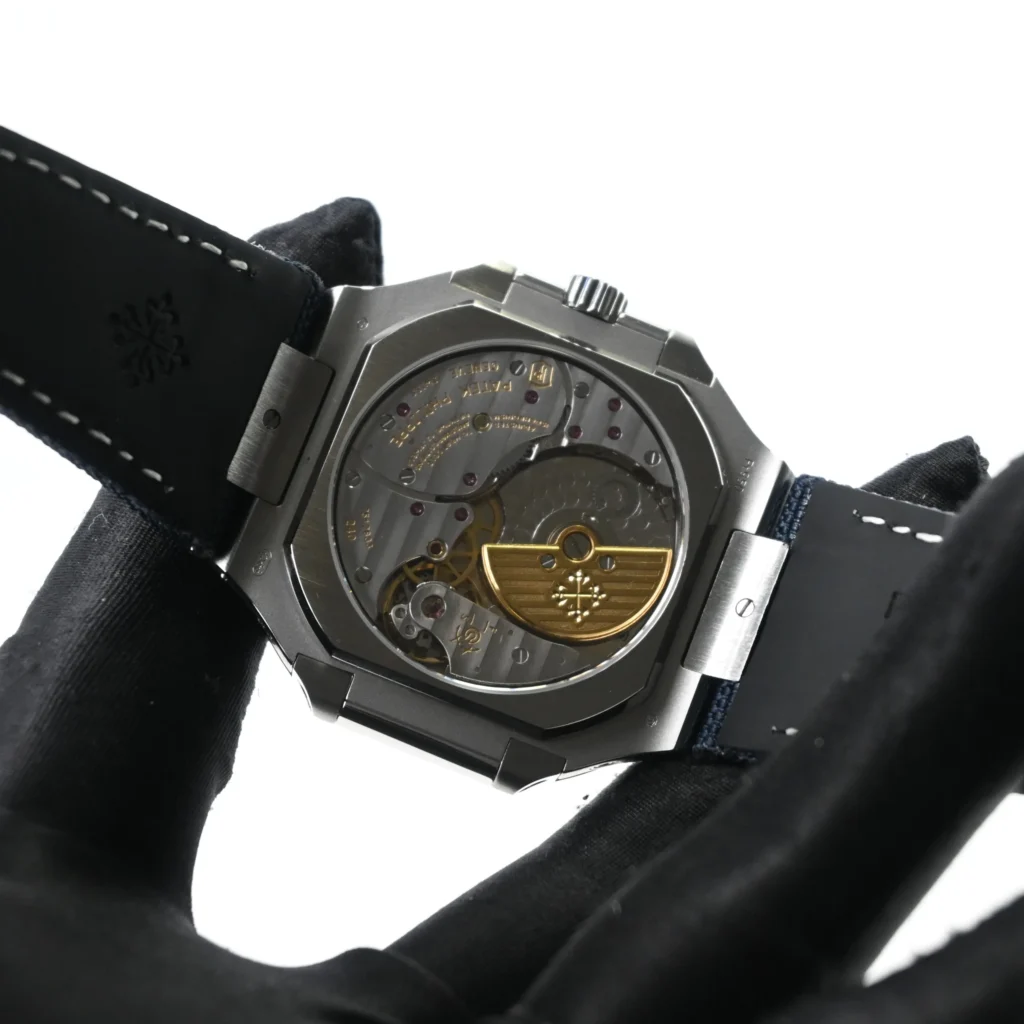 Super Clone Patek Philippe Cubitus 5822P-001 Platinum Instantaneous Grand Date Day Moon Phases – Swiss SuperClone