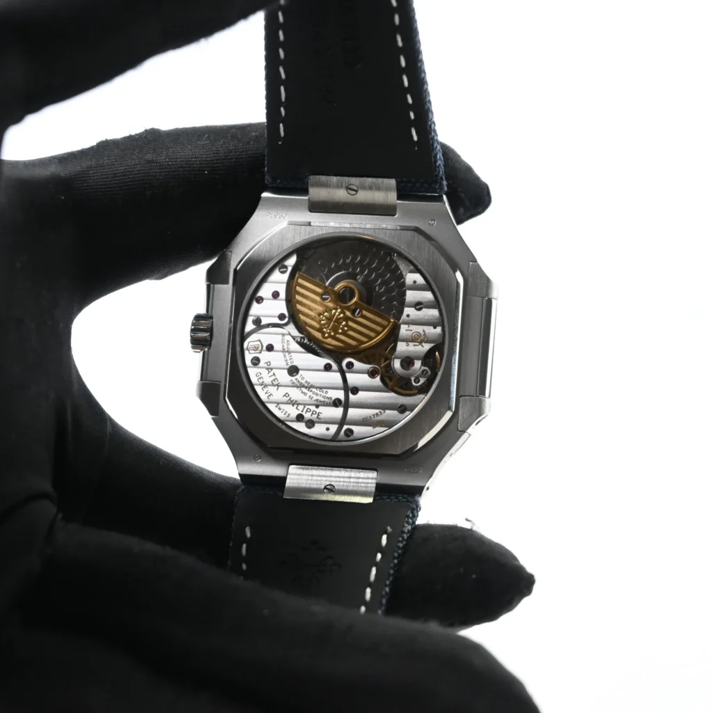 Super Clone Patek Philippe Cubitus 5822P-001 Platinum Instantaneous Grand Date Day Moon Phases – Swiss SuperClone