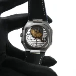 Super Clone Patek Philippe Cubitus 5822P-001 Platinum Instantaneous Grand Date Day Moon Phases – Swiss SuperClone