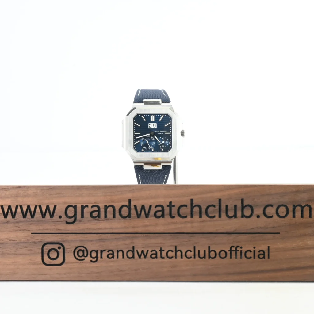 Super Clone Patek Philippe Cubitus 5822P-001 Platinum Instantaneous Grand Date Day Moon Phases – Swiss SuperClone