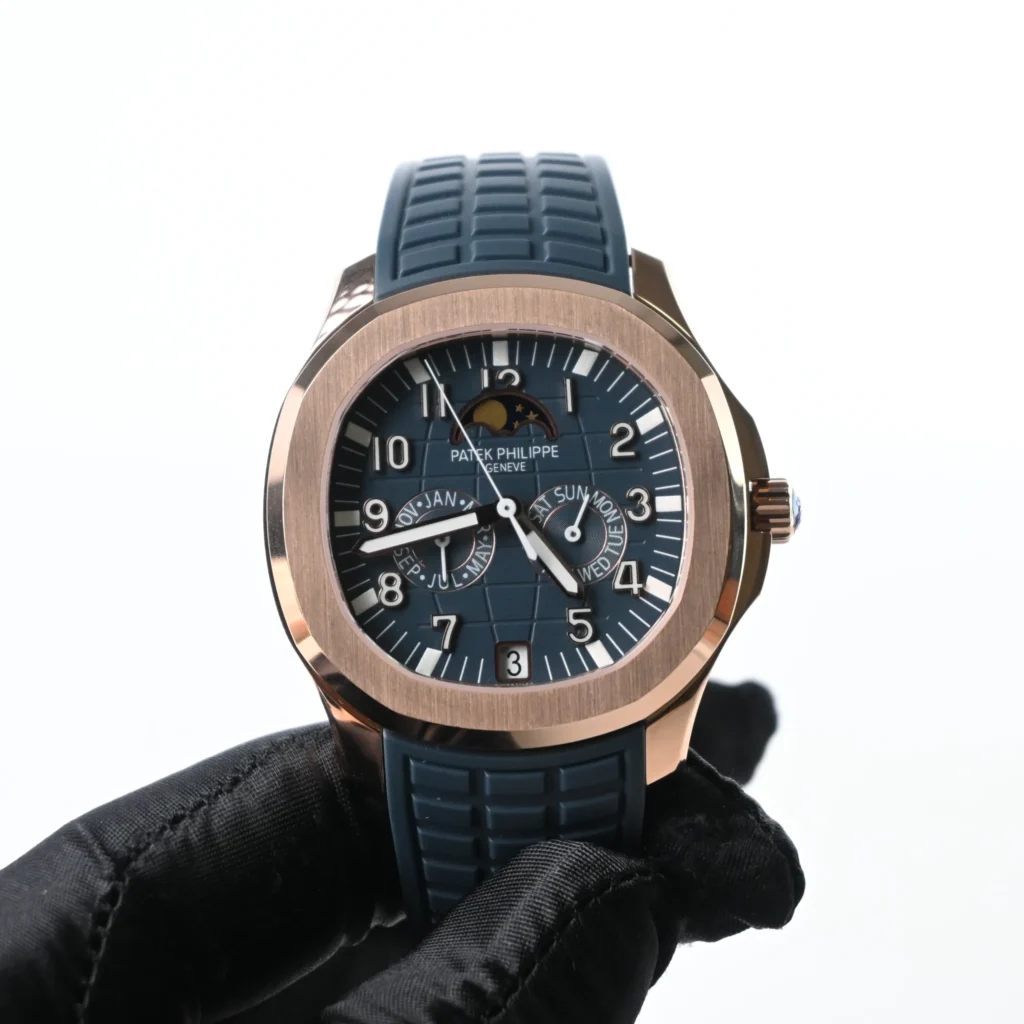 Super Clone Patek Philippe Aquanaut 5261A Moonphase Tifany Blue Rose 40mm – – Swiss SuperClone