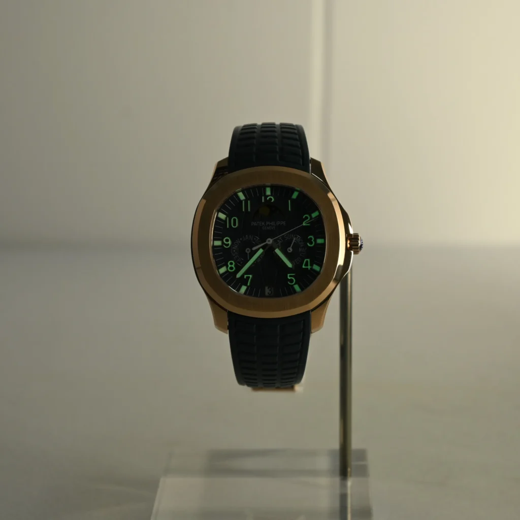 Super Clone Patek Philippe Aquanaut 5261A Moonphase Tifany Blue Rose 40mm – – Swiss SuperClone