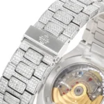 Super Clone Patek Philippe Nautilus 5711 40mm Up Full 3000pcs Moissanite Pave Hongkong – Customize Diamod – Swiss SuperClone