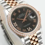 Super Clone Rolex Datejust Slate Diamond Dial 126281RBR-0011 36 mm – Swiss SuperClone