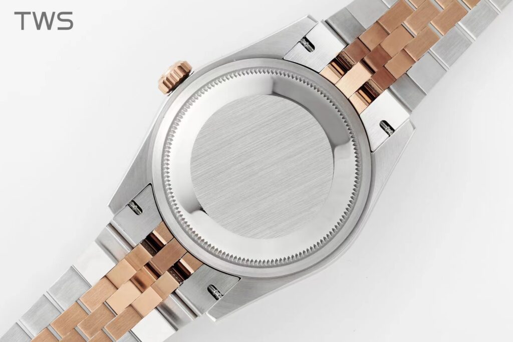 Super Clone Rolex Datejust Slate Diamond Dial 126281RBR-0011 36 mm — movement / caseback view