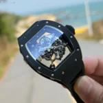 Super Clone Richard Mille RM 55 Richard Mille Manual Winding Bubba Watson 42mm Black
