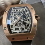 Super Clone Richard Mille Rose Gold Dial Rose Gold