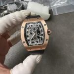 Super Clone Richard Mille Rose Gold Dial Rose Gold