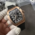Super Clone Richard Mille Rose Gold Dial Rose Gold