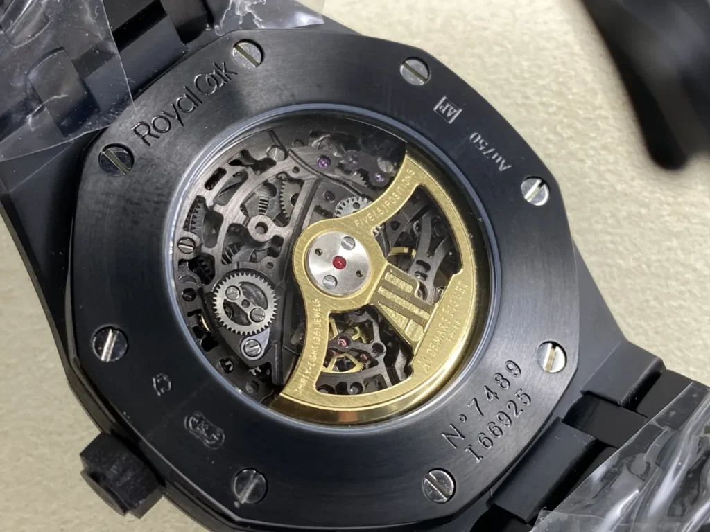 Super Clone Audemars Piguet Royal Oak 15407CE.OO 41mm Skeleton Dial Ceramic V3 Base