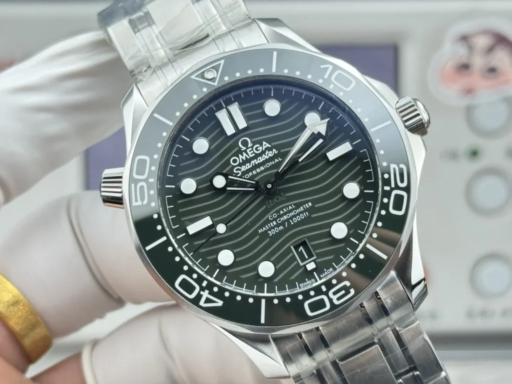 Super Clone Omega Seamaster Diver 300M 42mm Green Dial – Swiss SuperClone
