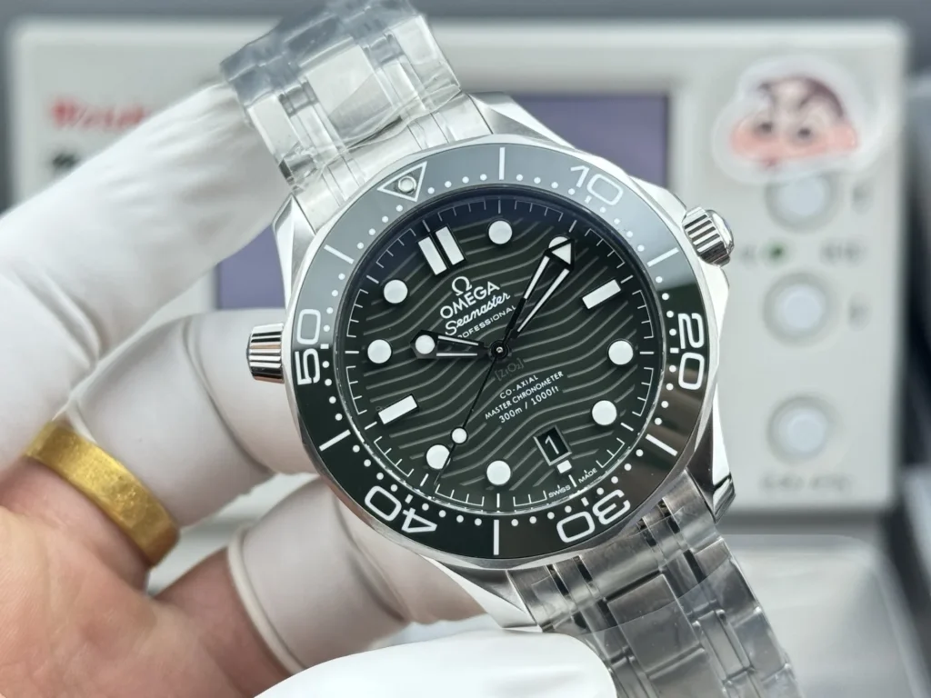 Super Clone Omega Seamaster Diver 300M 42mm Green Dial – Swiss SuperClone