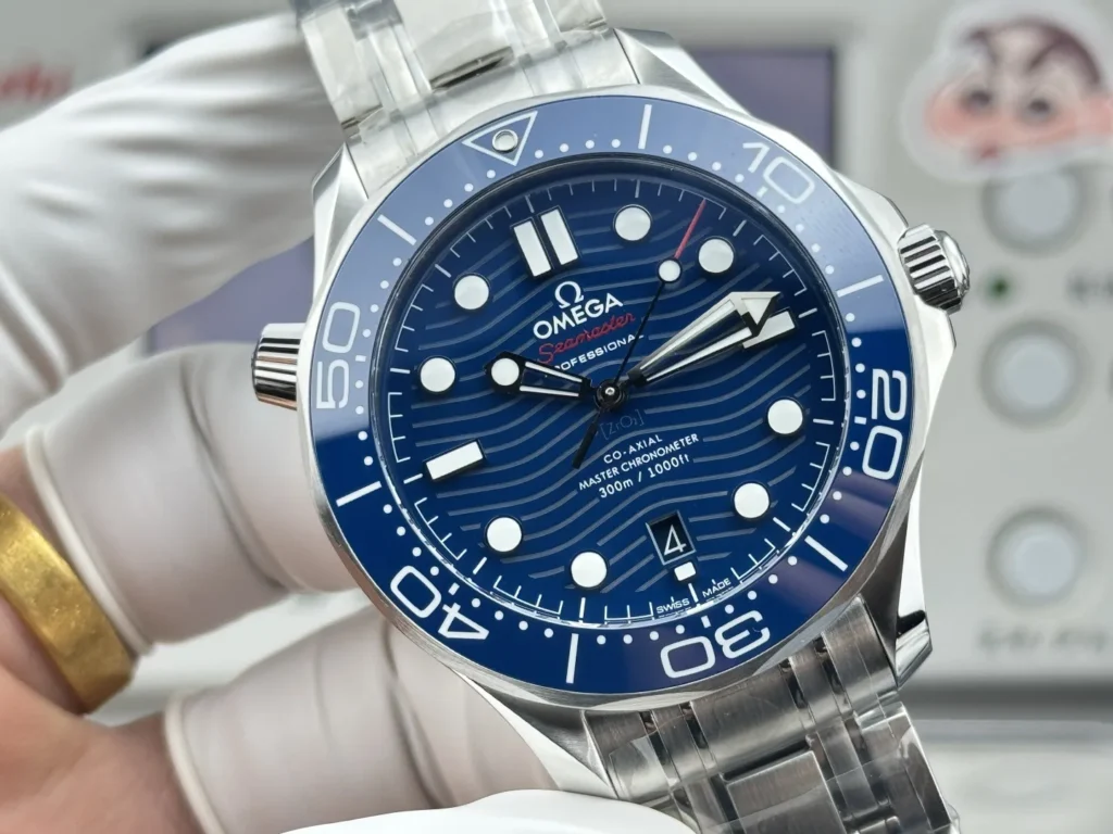 Super Clone Omega Seamaster Diver 300M Co‑Axial Master Chronometer 210.32.42.20.03.001 42mm Blue Dial – Swiss SuperClone