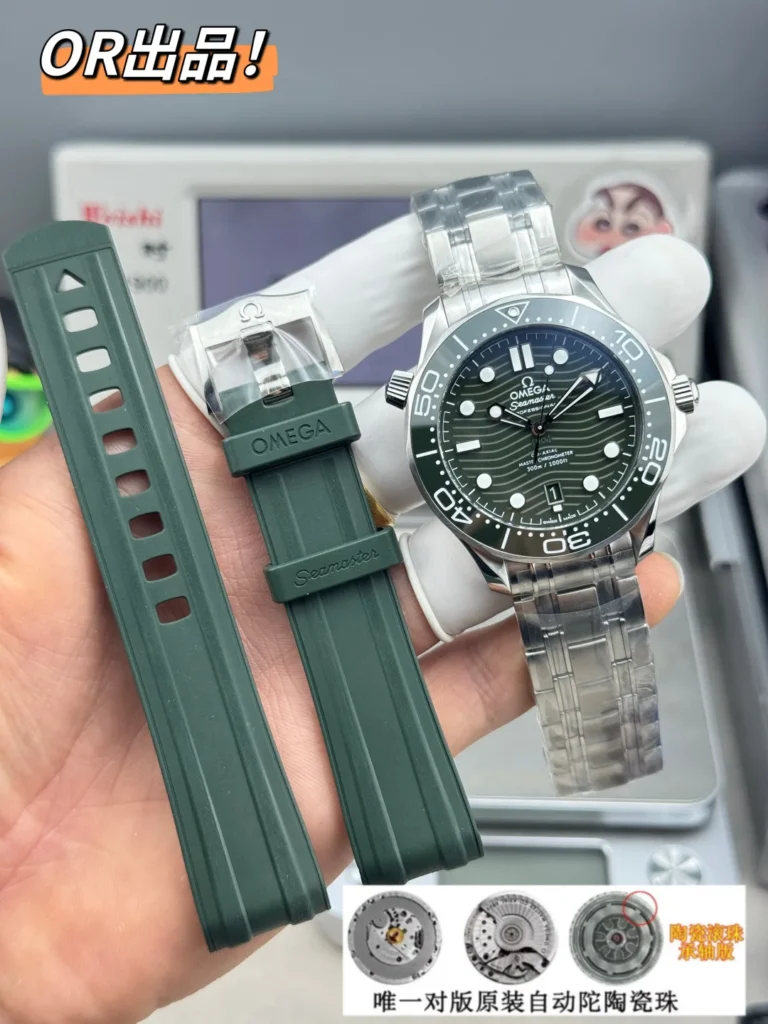 Super Clone Omega Seamaster Diver 300M 42mm Green Dial – Swiss SuperClone