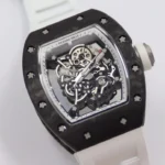 Super Clone Richard Mille RM 55 Richard Mille Black Bubba Watson 42mm Ceramic