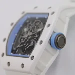 Super Clone Richard Mille RM 55 Richard Mille BLUE 42mm Ceramic