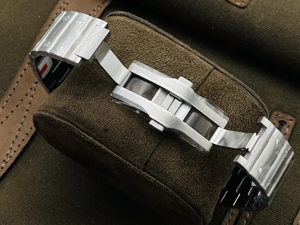 Super Clone Cartier Santos De Cartier Medium Blue WSSA0063 35.5mm – – Swiss SuperClone