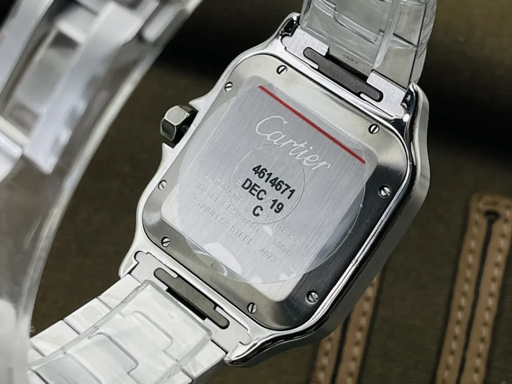 Super Clone Cartier Santos De Cartier Medium Blue WSSA0063 35.5mm – – Swiss SuperClone