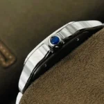 Super Clone Cartier Santos De Cartier Medium Blue WSSA0063 35.5mm – – Swiss SuperClone
