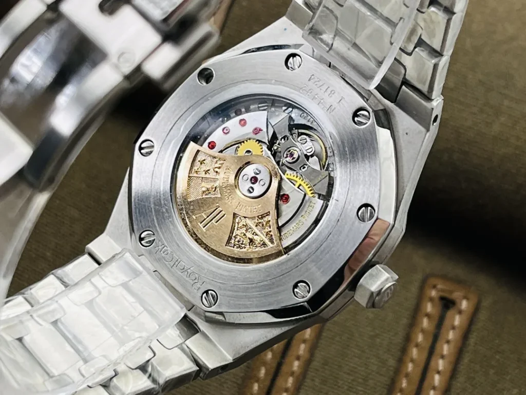 Super Clone Audemars Piguet Royal Oak 15400ST 41mm Full Moissanite Hongkong – Customize Diamod