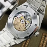 Super Clone Audemars Piguet Royal Oak 15400ST 41mm Full Moissanite Hongkong – Customize Diamod