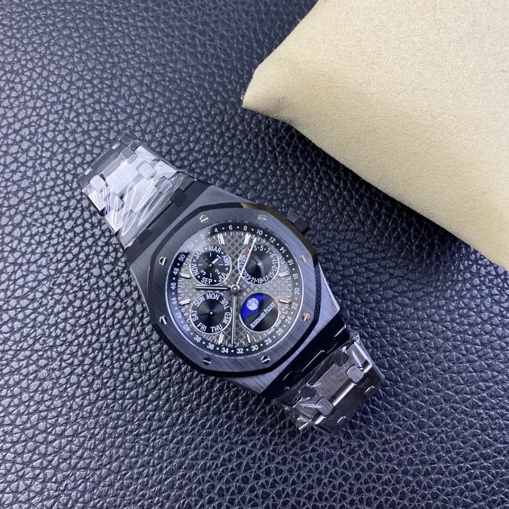 Super Clone Audemars Piguet Royal Oak Perpetual Calendar 26579CE.OO.1225CE.01 Black Ceramic 41mm