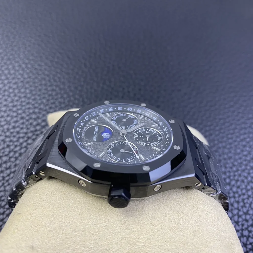 Super Clone Audemars Piguet Royal Oak Perpetual Calendar 26579CE.OO.1225CE.01 Black Ceramic 41mm
