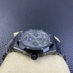 Super Clone Audemars Piguet Royal Oak Perpetual Calendar 26579CE.OO.1225CE.01 Black Ceramic 41mm