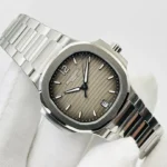 Super Clone Patek Philippe Nautilus 7118/1A-011 35.2mm Gray Dial Steel – Swiss SuperClone