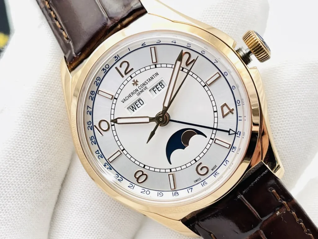 Super Clone Vacheron Constantin FiftySix Complete Calendar 4000E/000R-B438 40mm Rose Gold