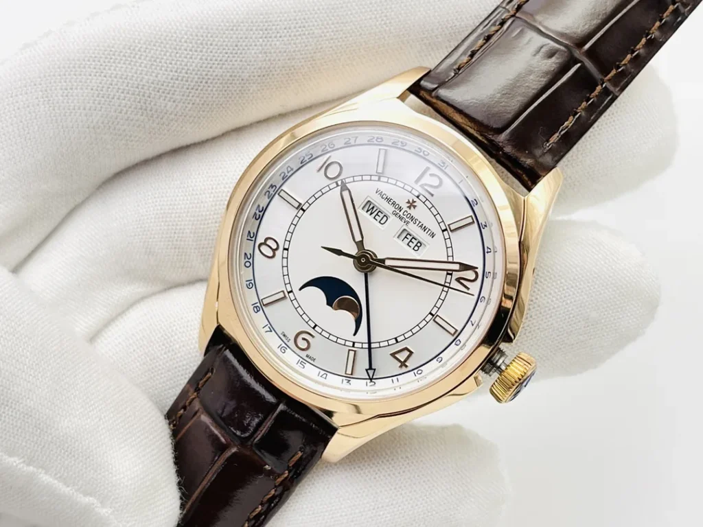 Super Clone Vacheron Constantin FiftySix Complete Calendar 4000E/000R-B438 40mm Rose Gold