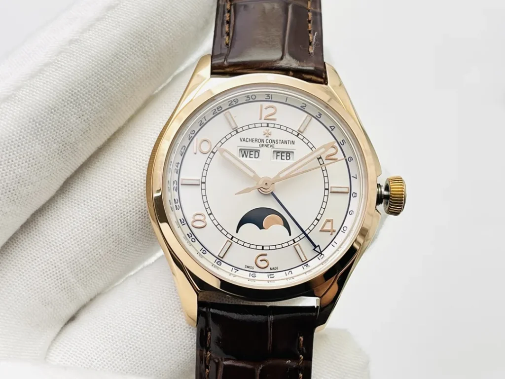 Super Clone Vacheron Constantin FiftySix Complete Calendar 4000E/000R-B438 40mm Rose Gold