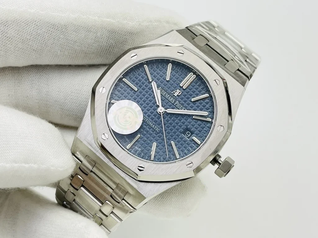 Super Clone Audemars Piguet Royal Oak 15400ST 41mm Blue Dial Stainless Steel Blue Dial