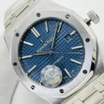 Super Clone Audemars Piguet Royal Oak 15400ST 41mm Blue Dial Stainless Steel Blue Dial