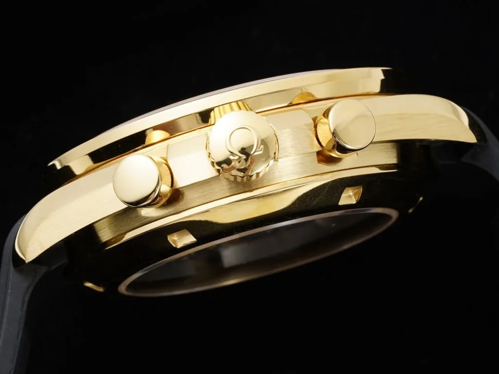 Super Clone Omega Speedmaster Moonwatch Professional 310.63.42.50.01.001 42mm Yellow Gold – Swiss SuperClone