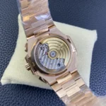 Super Clone Patek Philippe Nautilus Chronograph 5980/1R-001 40mm Black-Gray Dial Rose Gold – Swiss SuperClone