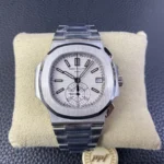 Super Clone Patek Philippe Nautilus Chronograph 5980/1A-019 40.5mm White Dial – Swiss SuperClone