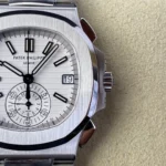 Super Clone Patek Philippe Nautilus Chronograph 5980/1A-019 40.5mm White Dial – Swiss SuperClone