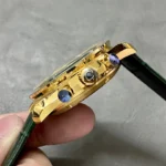 Super Clone Omega Speedmaster Moonwatch Professional 42mm 310.63.42.50.10.001 Green Dial Yellow Gold – Swiss SuperClone