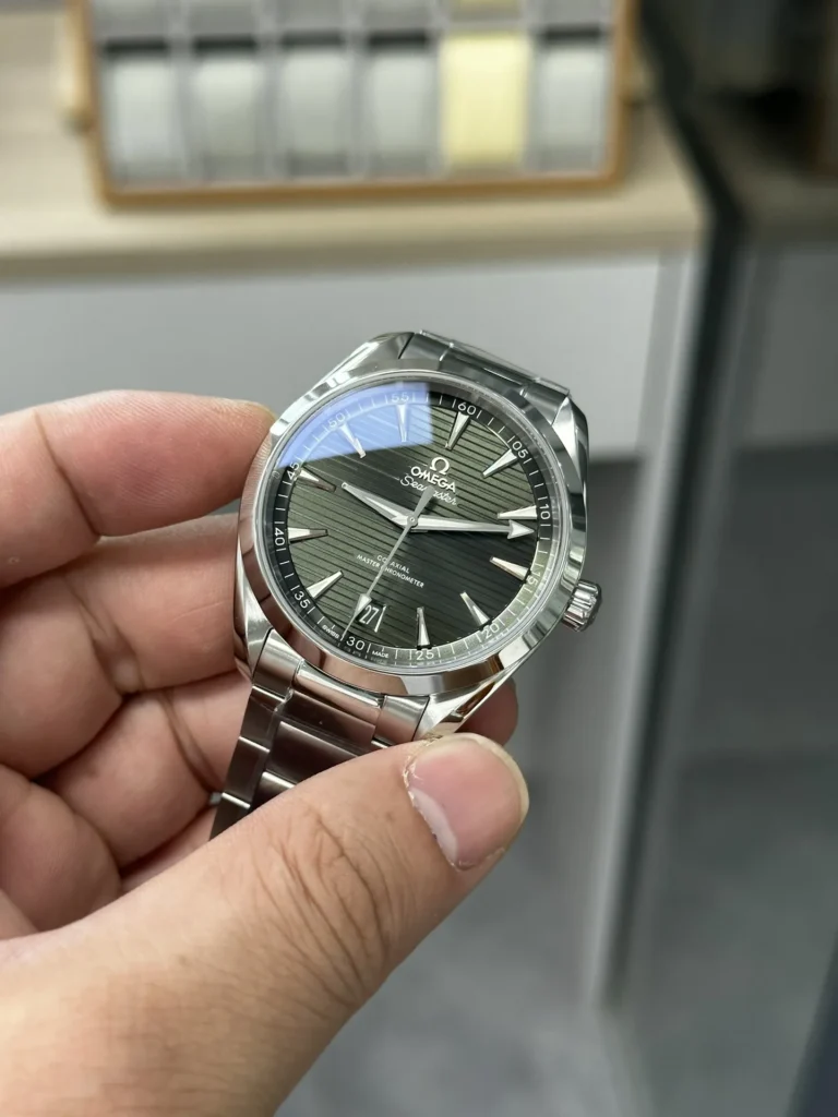 Super Clone Omega Seamaster Aqua Terra Co-Axial Master 220.10.41.21.10.001 41mm Green Dial – Swiss SuperClone