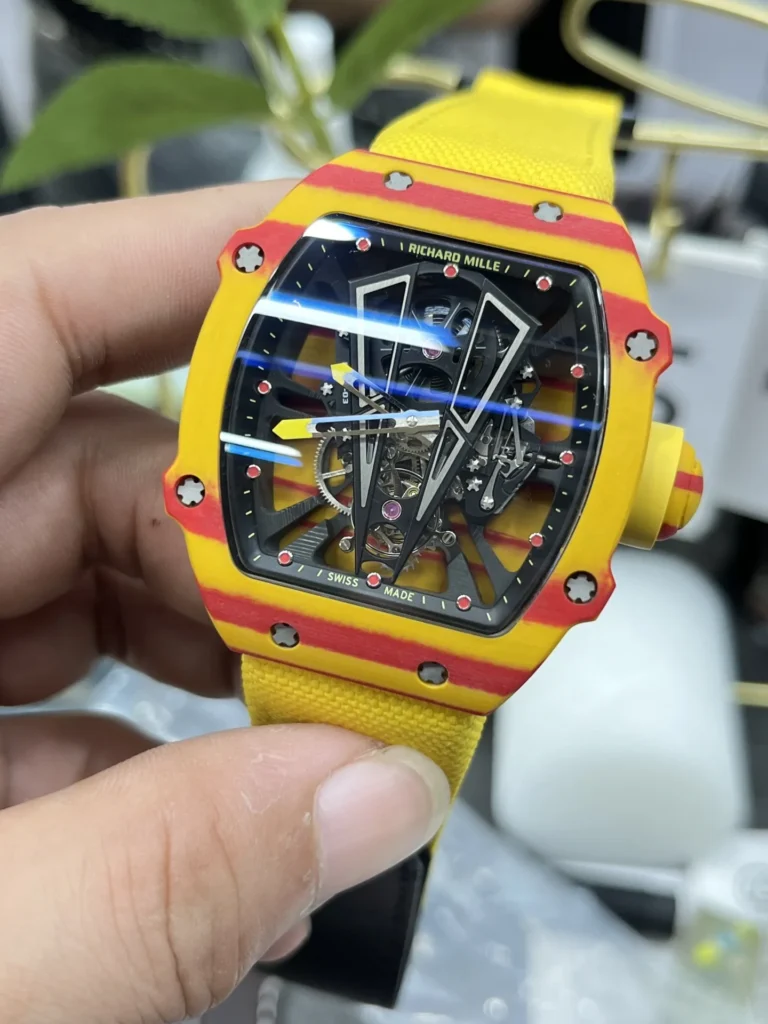 Super Clone Richard Mille RM 27-03 Richard Mille Rafael Nadal Shock Resistance 42mm Carbon