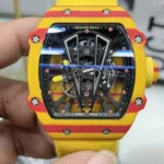 Super Clone Richard Mille RM 27-03 Richard Mille Rafael Nadal Shock Resistance 42mm Carbon