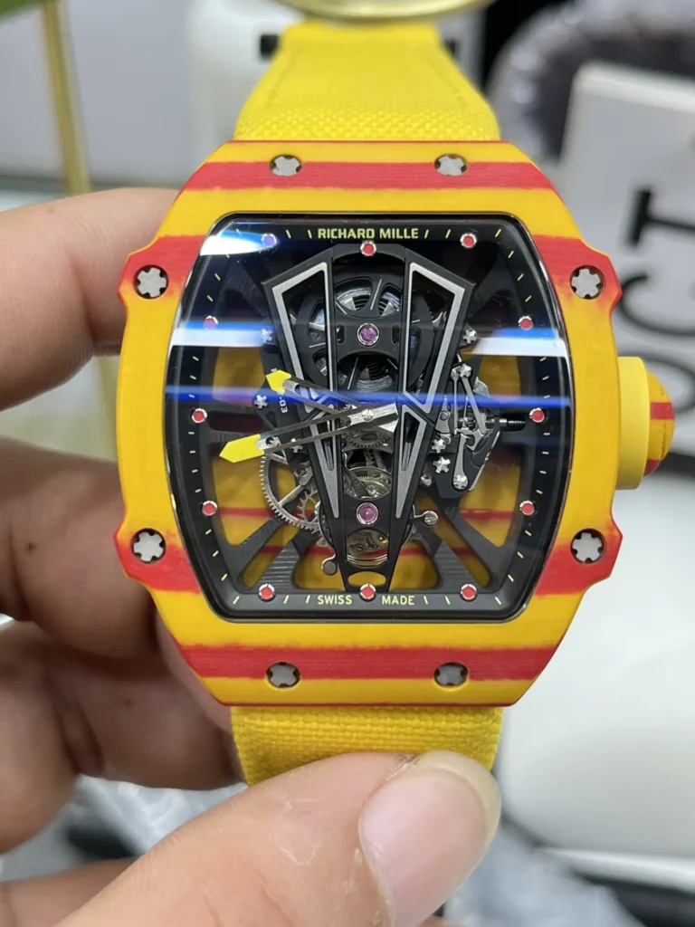 Super Clone Richard Mille RM 27-03 Richard Mille Rafael Nadal Shock Resistance 42mm Carbon