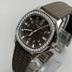 Super Clone Patek Philippe Aquanaut 5067A-025 35.6mm Diamond Bezel Moissanite Steel – Customize Version – Swiss SuperClone