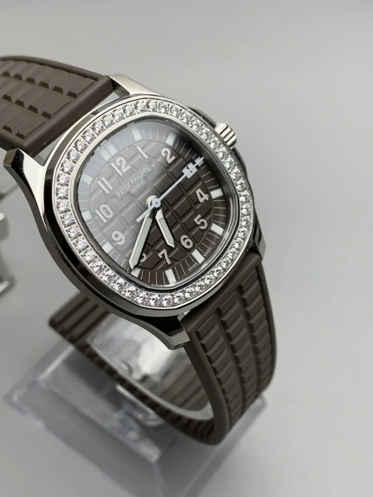 Super Clone Patek Philippe Aquanaut 5067A-025 35.6mm Diamond Bezel Moissanite Steel – Customize Version – Swiss SuperClone